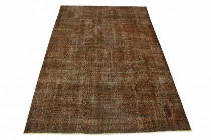 Vintage Teppich Braun Rost in 300x200cm