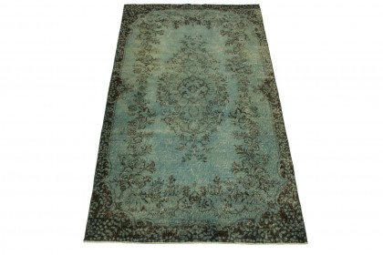 Vintage Teppich Blau in 280x150cm