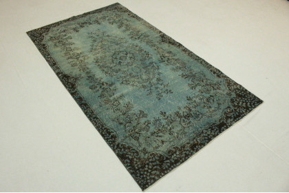Vintage Rug Blue in 280x150cm (2 / 6) Vintage Rug Blue in 280x150cm (2 / 6)