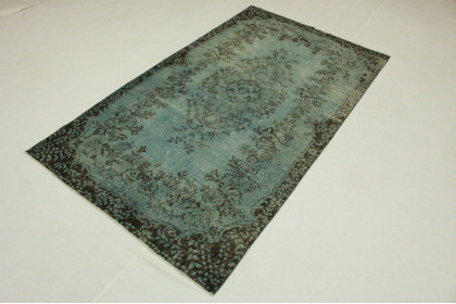 Vintage Rug Blue in 280x150cm (3 / 6) Vintage Rug Blue in 280x150cm (3 / 6)
