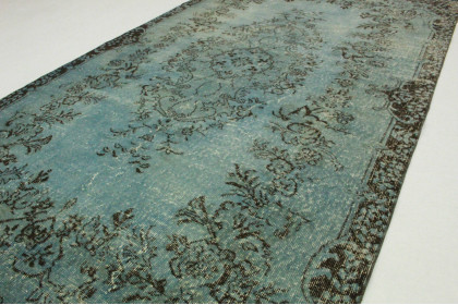 Vintage Rug Blue in 280x150cm (5 / 6) Vintage Rug Blue in 280x150cm (5 / 6)