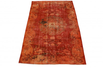 Vintage Teppich Orange Rot in 260x160cm (1 / 6)