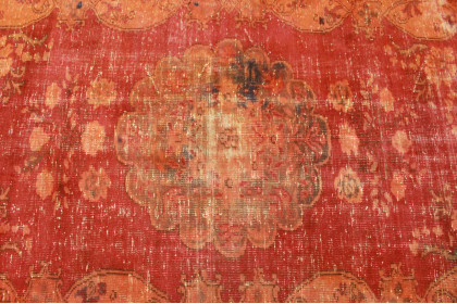 Vintage Teppich Orange Rot in 260x160cm (6 / 6)