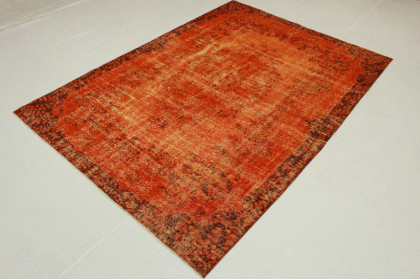 Vintage Teppich Orange in 290x200cm (3 / 5) Vintage Teppich Orange in 290x200cm (3 / 5)