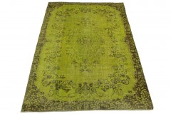 Vintage Rug Green Brown in 300x200cm