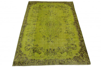 Vintage Rug Green Brown in 300x200cm