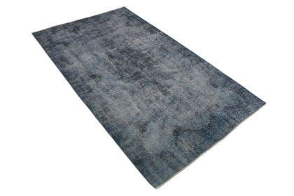 Vintage Teppich Blau Grau in 270x160 (2 / 5)