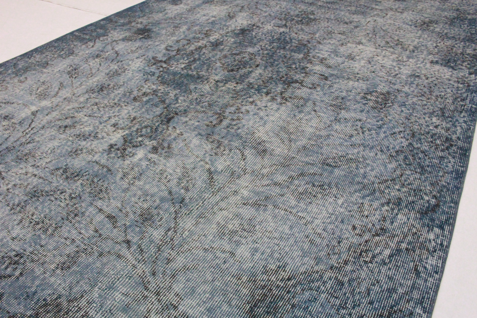 Vintage Teppich Blau Grau in 270x160 (1011-5163 ...