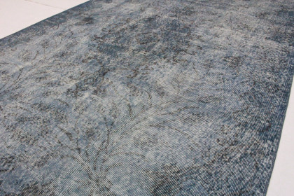 Vintage Teppich Blau Grau in 270x160 (4 / 5)