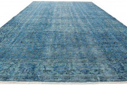 Vintage Teppich Türkis in 290x170cm (6 / 7)