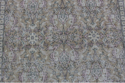 Vintage Teppich Rosa in 300x190 (3 / 4)