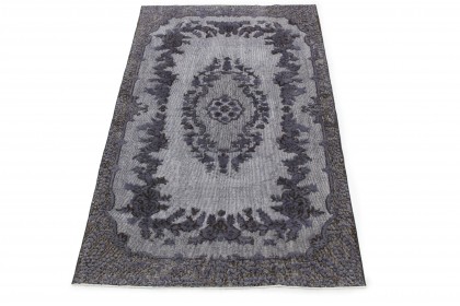 Vintage Rug 3D-Look Silver Gray in 240x140