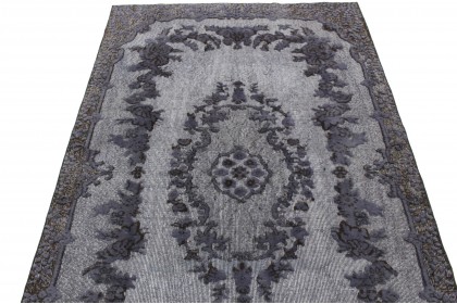 Vintage Rug 3D-Look Silver Gray in 240x140 (3 / 4)