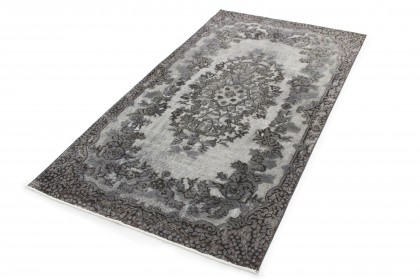 Vintage Teppich 3D-Look Grau in 210x120 (2 / 4)