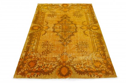 Vintage Teppich 3D-Look Orange in 300x210 (1 / 4)