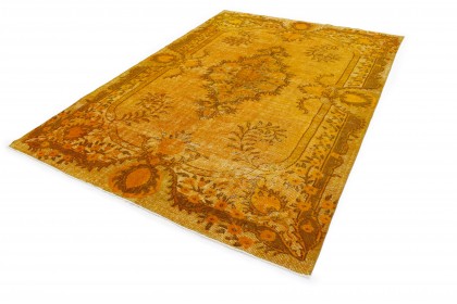 Vintage Teppich 3D-Look Orange in 300x210 (2 / 4)