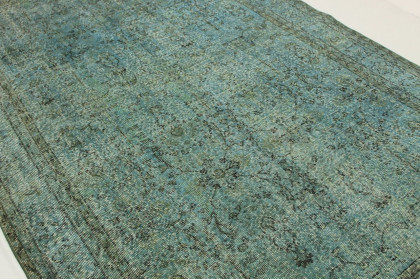 Vintage Teppich Blau Grau in 310x200cm (2 / 7)
