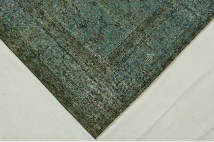 Vintage Teppich Blau Grau in 310x200cm (3 / 7)