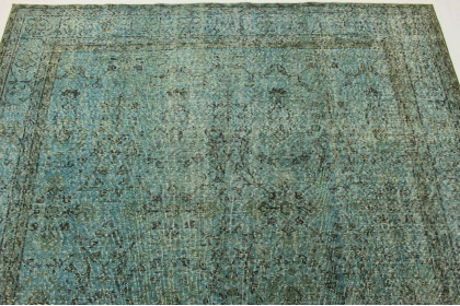 Vintage Teppich Blau Grau in 310x200cm (5 / 7)
