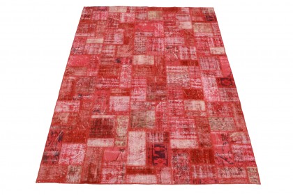 Patchwork Rug Red in 300x210cm