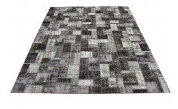 Patchwork Rug Brown Beige in 400x310