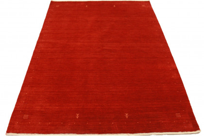 Handloom Rug Red in 200x140cm (1 / 6) Handloom Rug Red in 200x140cm (1 / 6)