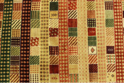 Loribaft Teppich Grün Rot Beige in 220x150cm (2 / 5) Loribaft Teppich Grün Rot Beige in 220x150cm (2 / 5)