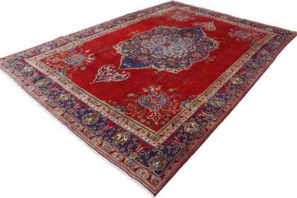 Klassischer Vintage-Teppich Tabriz in 360x250 (2 / 5)