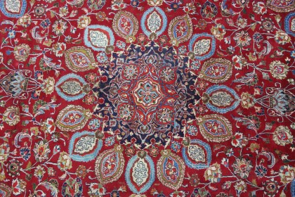 Traditional Vintage Rug Mashad in 390x300 (7 / 7)