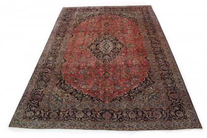 Traditional Vintage Rug Kashan in 400x280