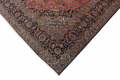 Traditional Vintage Rug Kashan in 400x280 (6 / 8)