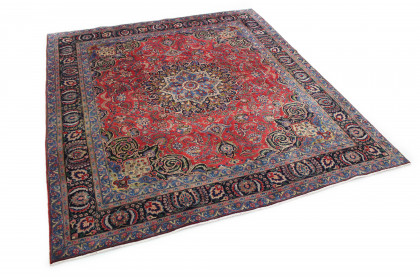 Klassischer Vintage-Teppich Kashan in 330x300 (2 / 7)