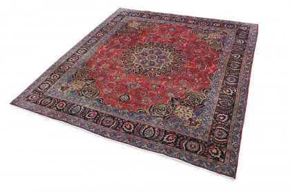 Klassischer Vintage-Teppich Kashan in 330x300 (3 / 7)