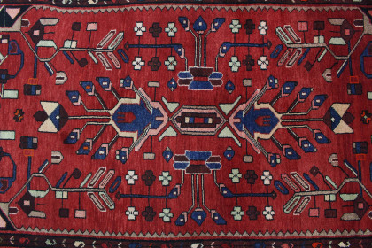 Traditional Vintage Rug Sarough in 220x150 (7 / 8)