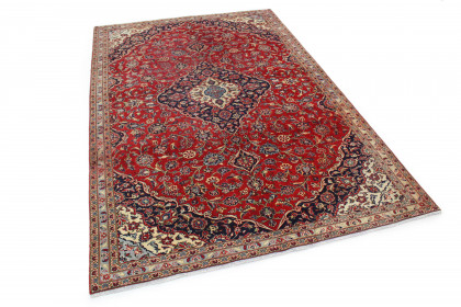 Klassischer Vintage-Teppich Kashan in 320x210 (2 / 7)
