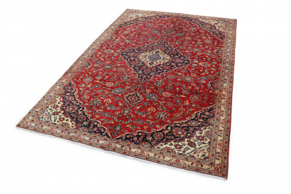 Klassischer Vintage-Teppich Kashan in 320x210 (3 / 7)