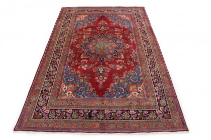 Traditional Vintage Rug Mashad in 300x200 (1 / 8)