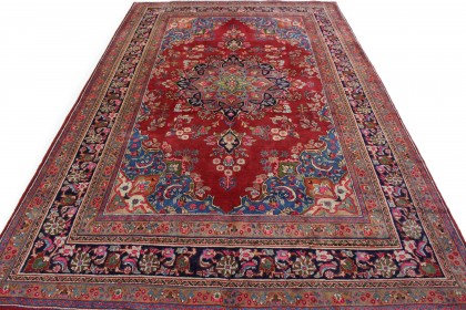 Traditional Vintage Rug Mashad in 300x200 (6 / 8)