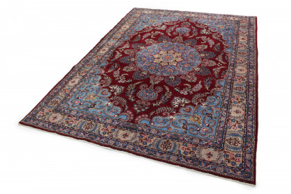 Traditional Vintage Rug Mashad in 340x240 (2 / 8)