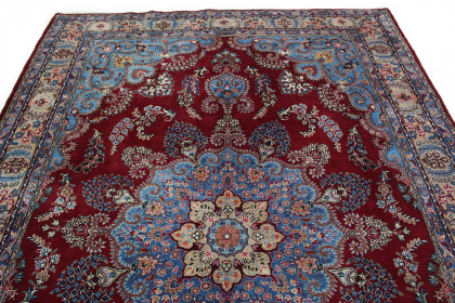 Traditional Vintage Rug Mashad in 340x240 (4 / 8)