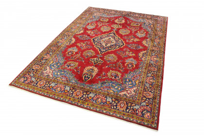 Klassischer Vintage-Teppich Sarough in 310x220 (3 / 7)