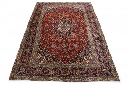 Klassischer Vintage-Teppich Kashan in 380x260