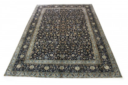 Klassischer Vintage-Teppich Kashan in 380x270