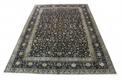 Klassischer Vintage-Teppich Kashan in 380x270 (1 / 8)