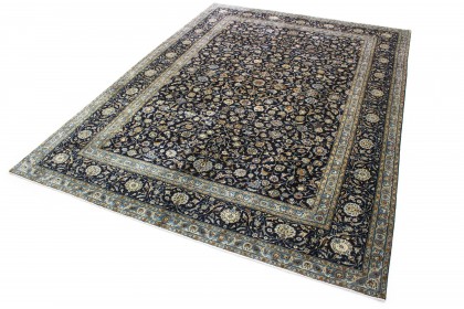 Klassischer Vintage-Teppich Kashan in 380x270 (3 / 8)