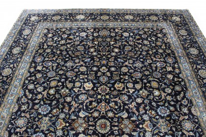 Klassischer Vintage-Teppich Kashan in 380x270 (4 / 8)