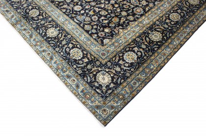 Klassischer Vintage-Teppich Kashan in 380x270 (5 / 8)