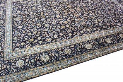 Klassischer Vintage-Teppich Kashan in 380x270 (6 / 8)