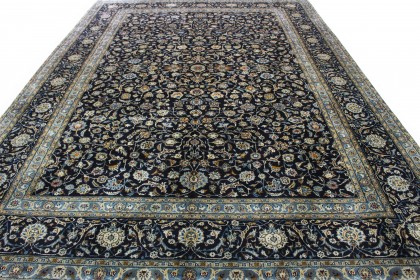 Klassischer Vintage-Teppich Kashan in 380x270 (8 / 8)