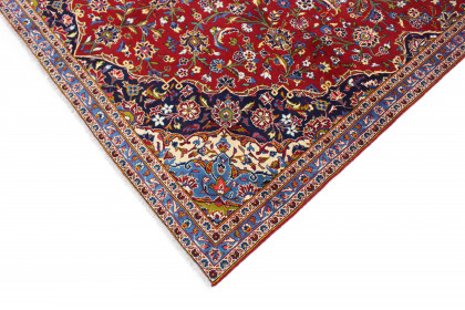Klassischer Vintage-Teppich Kashan in 350x220 (4 / 7)